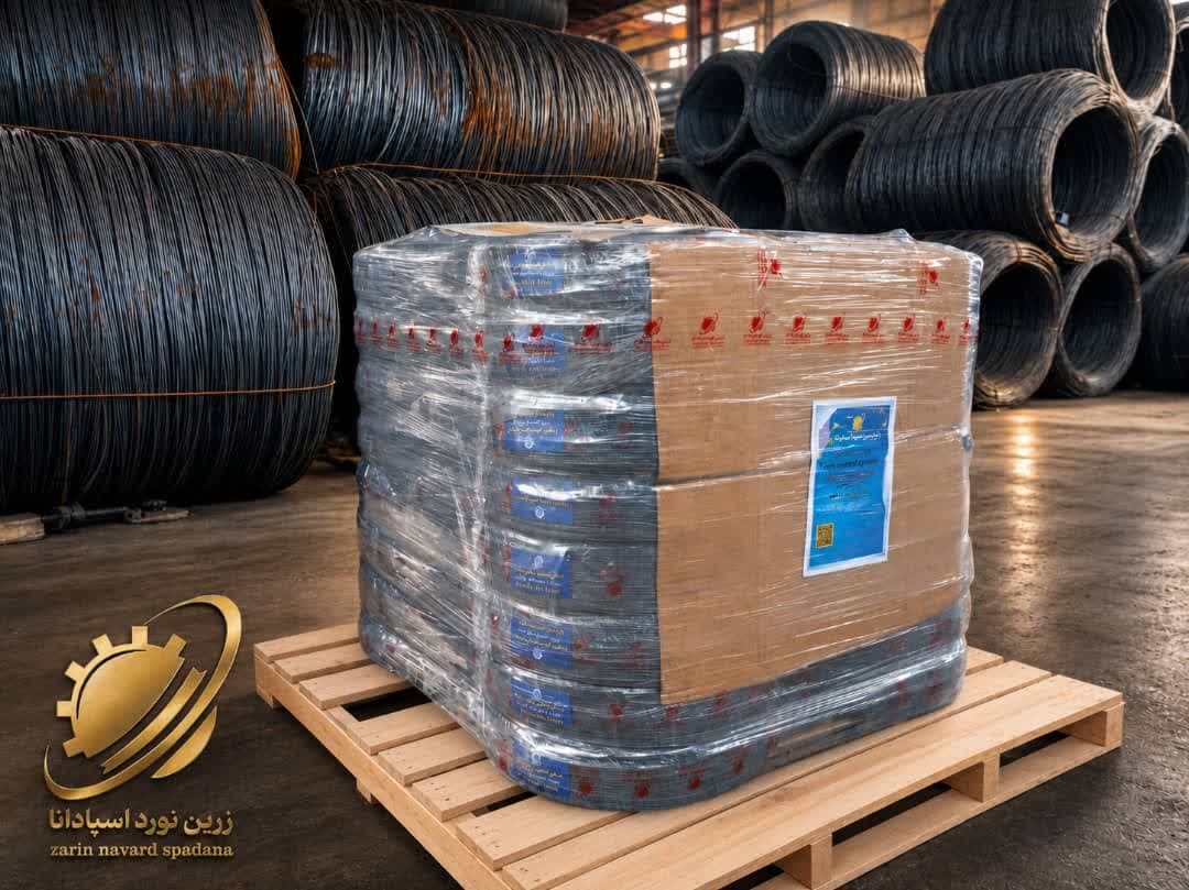تولید سیم مفتول 1.5 - 2.5 - 1.2 استاندارد آنیل شده ویژه صادرات در زرین نورد اسپادانا